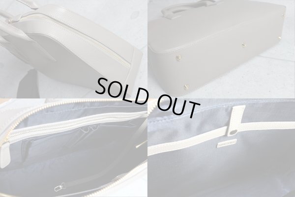 画像5: コムサメン本革オールレザー 自立式 ビジネスバッグ/COMME CA MEN