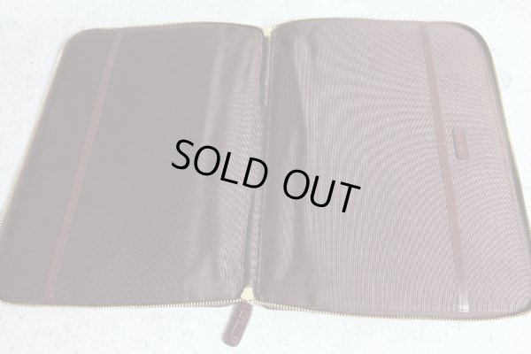 画像9: コムサメン クロコ柄牛革クラッチバッグ/レザー/COMME CA MEN