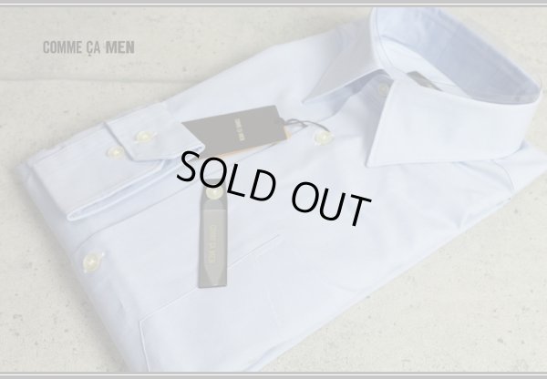 画像2: コムサメン上質コットンシャンブレー長袖ドレスシャツ/ビジネス/レギュラー/COMME CA MEN