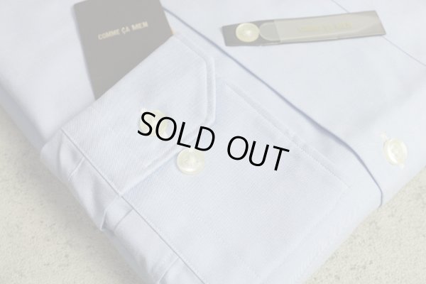 画像6: コムサメン上質コットンシャンブレー長袖ドレスシャツ/ビジネス/レギュラー/COMME CA MEN