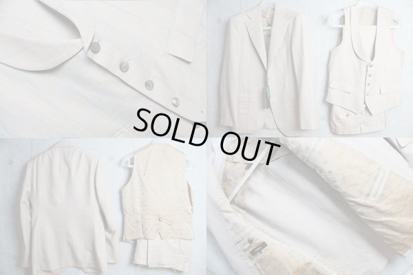 画像6: アルチザン高級ウールリネンスリーピーススーツ/ARTISAN