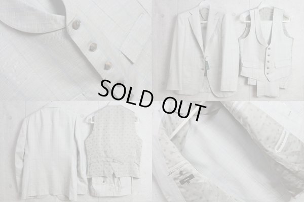 画像5: アルチザン高級ウールリネンスリーピーススーツ/ARTISAN