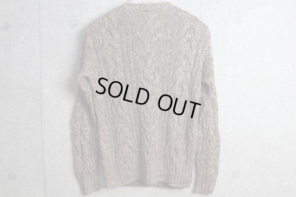 画像6: アルチザン アラン柄ローゲージざっくりセーター/ニット/ARTISAN