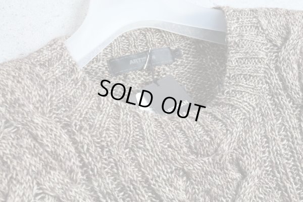 画像4: アルチザン アラン柄ローゲージざっくりセーター/ニット/ARTISAN