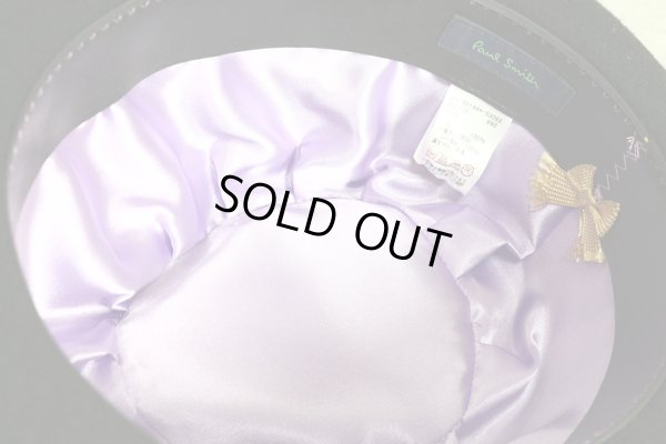 画像6: ポールスミス上質ウールフェルト中折れハット/フェザー/Paul smith