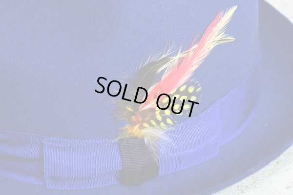 画像3: ポールスミス上質ウールフェルト中折れハット/フェザー/Paul smith