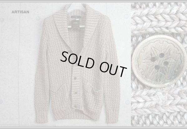 画像2: アルチザン厚手ざっくりショールカラーカーディガン/ニット/ARTISAN