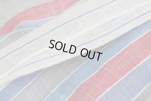 画像6: コムサメン イタリア製ストライプストール/綿麻/メンズ/COMME CA MEN