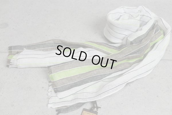 画像3: コムサメン イタリア製ストライプストール/綿麻/メンズ/COMME CA MEN