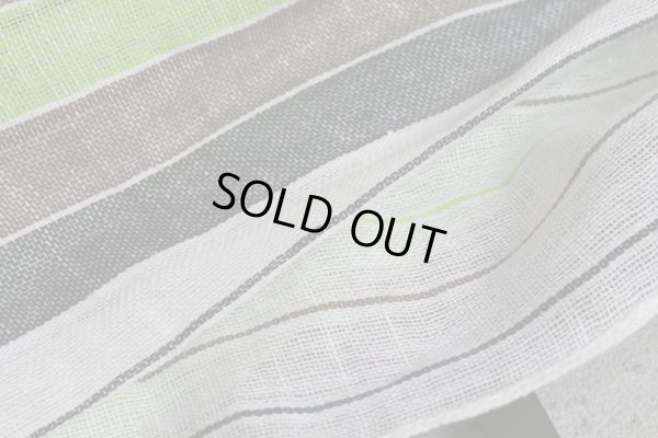 画像5: コムサメン イタリア製ストライプストール/綿麻/メンズ/COMME CA MEN