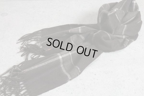 画像3: コムサメン上質タータンチェックカシミヤウールマフラー/メンズ/COMME CA MEN