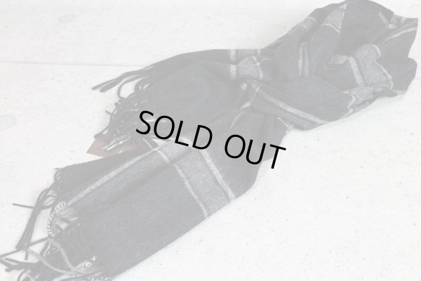 画像4: コムサメン上質タータンチェックカシミヤウールマフラー/メンズ/COMME CA MEN