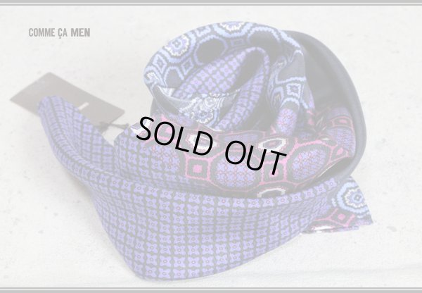 画像2: コムサメン日本製ドットシルクスカーフ/メンズ/COMME CA MEN