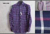 コムサメン春夏カラミ織りチェックドレスシャツ/COMME CA MEN