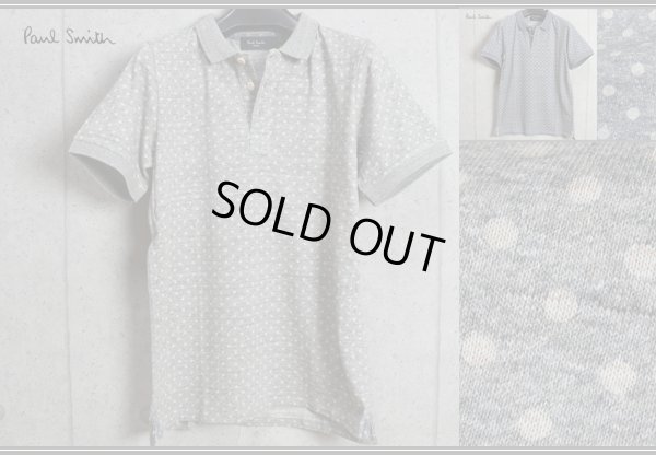 画像1: ポールスミス春夏上質ドット柄半袖ポロシャツ/Paul smith