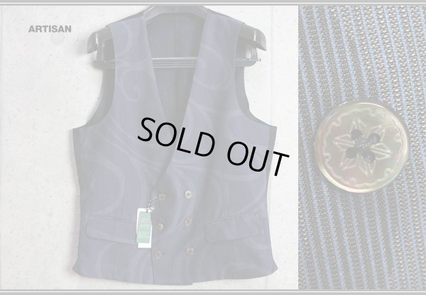 画像2: アルチザン春夏キュプラコットン西陣織ジレ/ベスト/ARTISAN