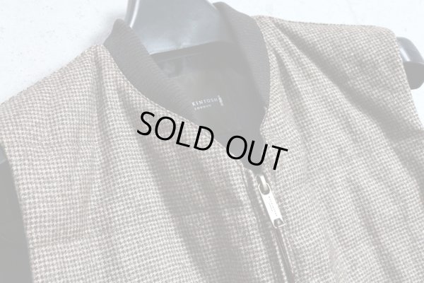 画像4: MACKINTOSH LONDON千鳥ウールリネンダウンベスト/マッキントッシュ ロンドン