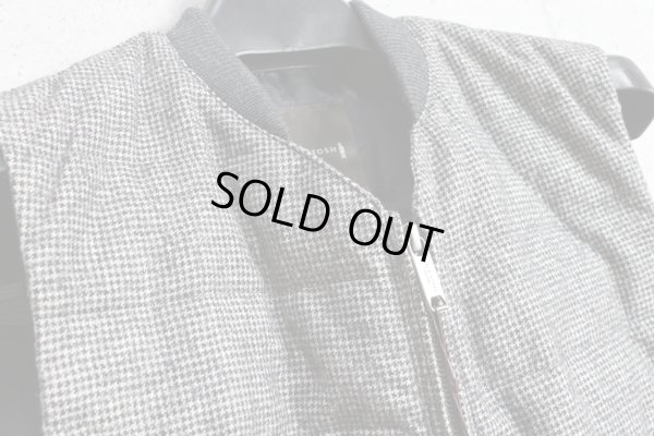 画像3: MACKINTOSH LONDON千鳥ウールリネンダウンベスト/マッキントッシュ ロンドン