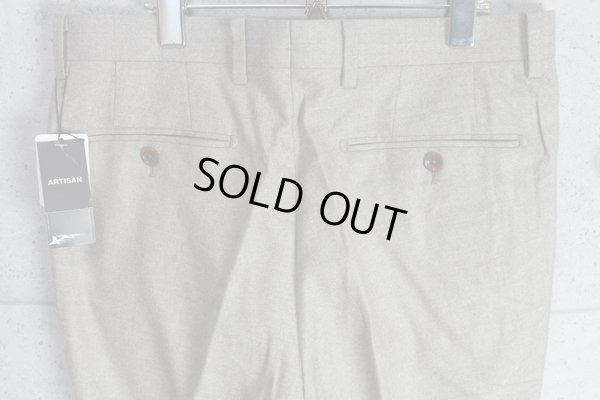 画像5: アルチザン最高級ウールフランネル地スラックス/ARTISAN