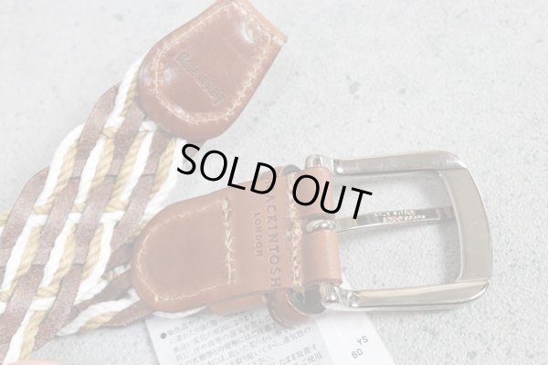 画像5: MACKINTOSH LONDONイタリア製編込みメッシュベルト/マッキントッシュ ロンドン