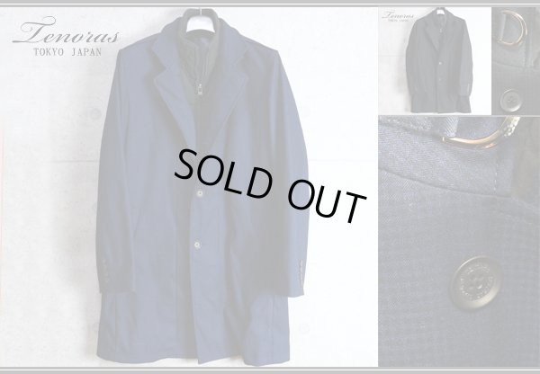 画像1: メンズ ティノラス ボンディングレイヤードコート/MEN'S TENORAS