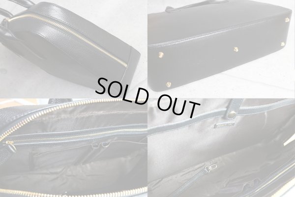 画像6: コムサメン本革オールレザー 自立式 ビジネスバッグ/COMME CA MEN