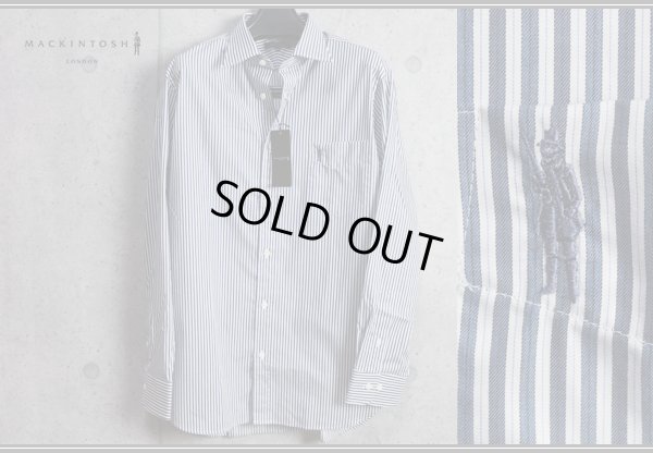 画像2: MACKINTOSH LONDON春夏ストライプ長袖シャツ/マッキントッシュ ロンドン
