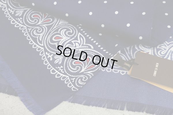 画像3: コムサメン イタリア製ドット柄シルク ストール/メンズ/COMME CA MEN