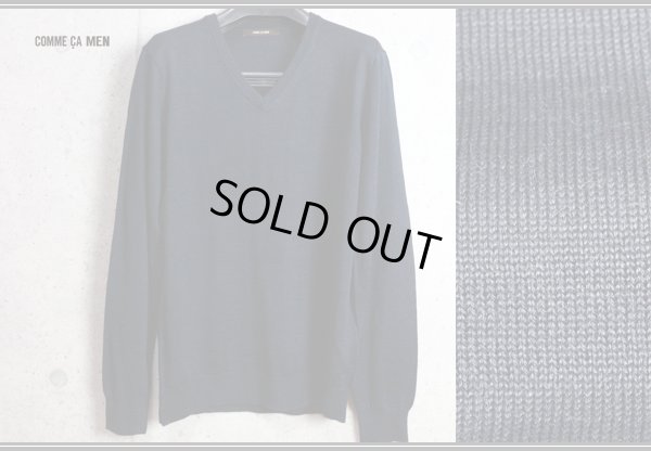 画像2: コムサメン ハイゲージ Vネック ニット/オールシーズン/セーター/COMME CA MEN