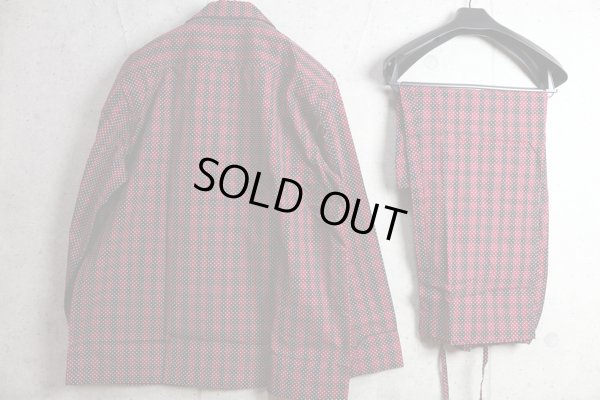 画像5: ポールスミス パイピング ドット チェック パジャマ/上下/セットアップ/Paul smith