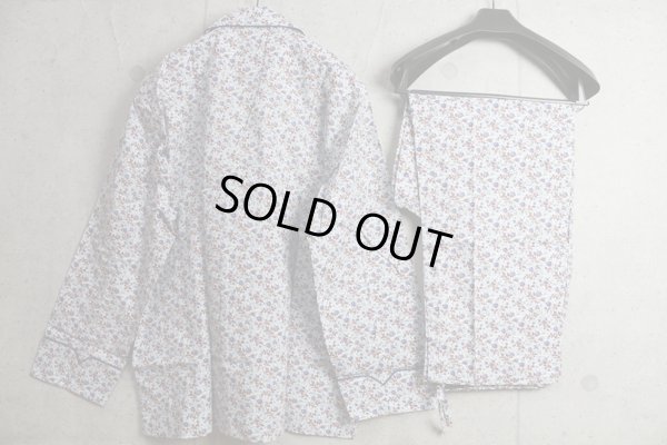 画像6: ポールスミス パイピング 花柄 パジャマ/上下/セットアップ/Paul smith