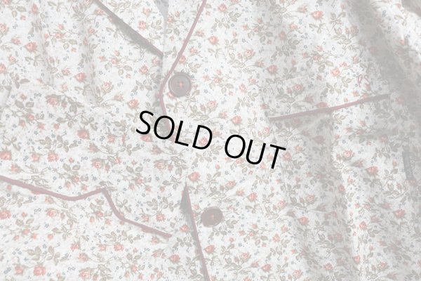 画像3: ポールスミス パイピング 花柄 パジャマ/上下/セットアップ/Paul smith