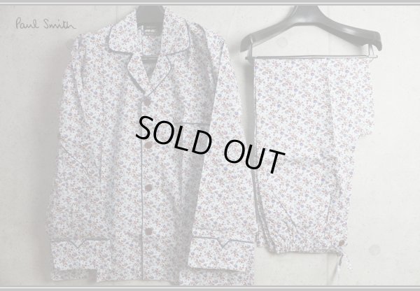 画像2: ポールスミス パイピング 花柄 パジャマ/上下/セットアップ/Paul smith