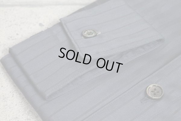 画像9: ポールスミス ロンドンGIZA88コットン ヘリンボーン シャドーストライプ長袖ドレスシャツ/Paul smith LONDON