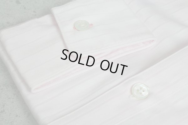 画像7: ポールスミス ロンドンGIZA88コットン ヘリンボーン シャドーストライプ長袖ドレスシャツ/Paul smith LONDON