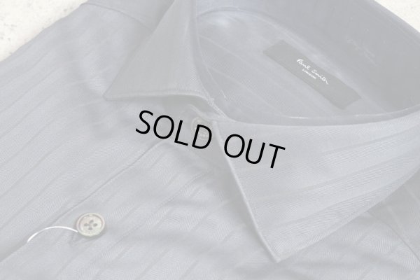 画像6: ポールスミス ロンドンGIZA88コットン ヘリンボーン シャドーストライプ長袖ドレスシャツ/Paul smith LONDON