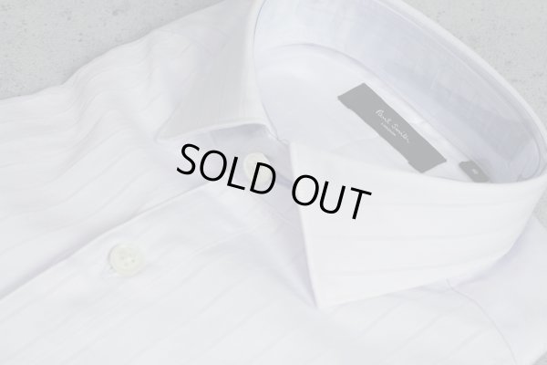 画像5: ポールスミス ロンドンGIZA88コットン ヘリンボーン シャドーストライプ長袖ドレスシャツ/Paul smith LONDON