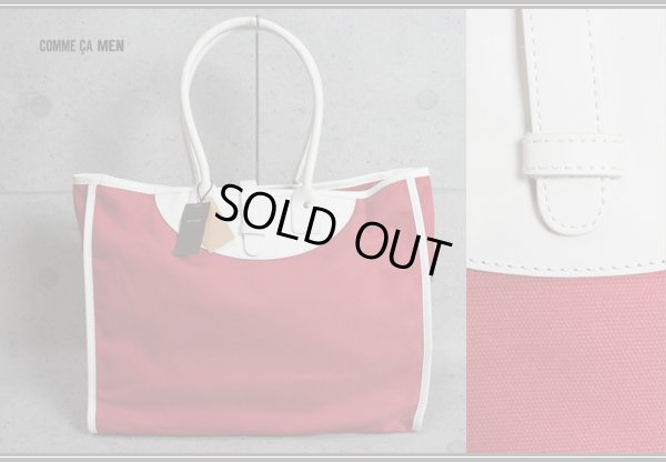 画像2: コムサメン春夏コットンオックスレザートートバッグ/COMME CA MEN