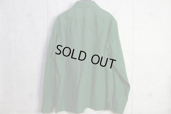 画像6: コムサメン 春夏 フレンチリネン ブロード 吸水速乾 シャツ ブルゾン/麻/COMME CA MEN