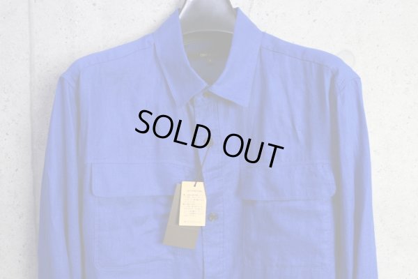 画像3: コムサメン 春夏 フレンチリネン ブロード 吸水速乾 シャツ ブルゾン/麻/COMME CA MEN