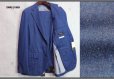 画像1: コムサメン 最高級プラチナモデル 日本製ソフト デニム セットアップ スーツ/COMME CA MEN (1)