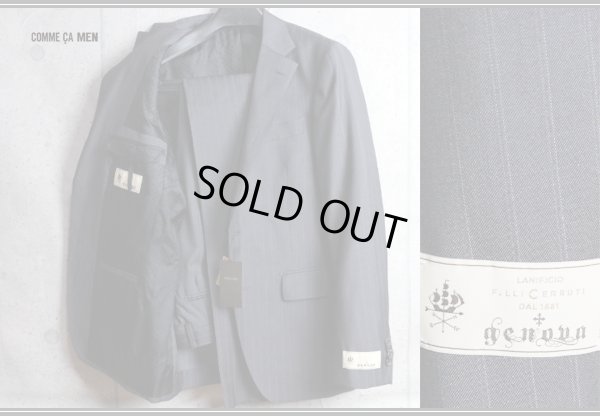 画像7: コムサメン 春夏 チェルッティ ジェノバ生地ハリ 艶感 シャンブレー モダントラディショナル スーツ/COMME CA MEN