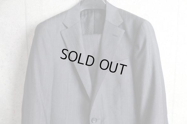 画像8: コムサメン 春夏 チェルッティ ジェノバ生地ハリ 艶感 シャンブレー モダントラディショナル スーツ/COMME CA MEN