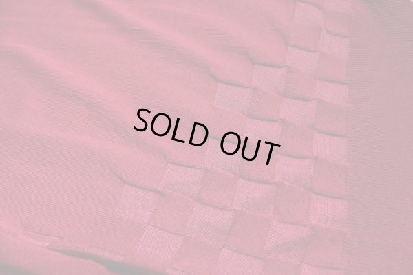 画像16: コムサメン 秋冬 カラーブロック 市松 リンクス編み ウール ニット クルーネック ハイゲージ セーター/COMME CA MEN