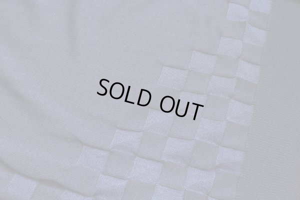 画像8: コムサメン 秋冬 カラーブロック 市松 リンクス編み ウール ニット クルーネック ハイゲージ セーター/COMME CA MEN