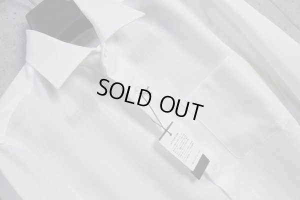 画像2: アルチザン 春夏 最高級 日本製 ハンドメイド アイリッシュ リネン 長袖シャツ/ARTISAN MEN