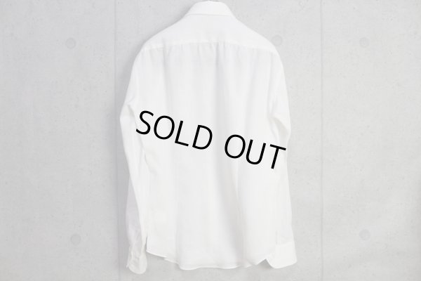 画像3: アルチザン 春夏 最高級 日本製 ハンドメイド アイリッシュ リネン 長袖シャツ/ARTISAN MEN