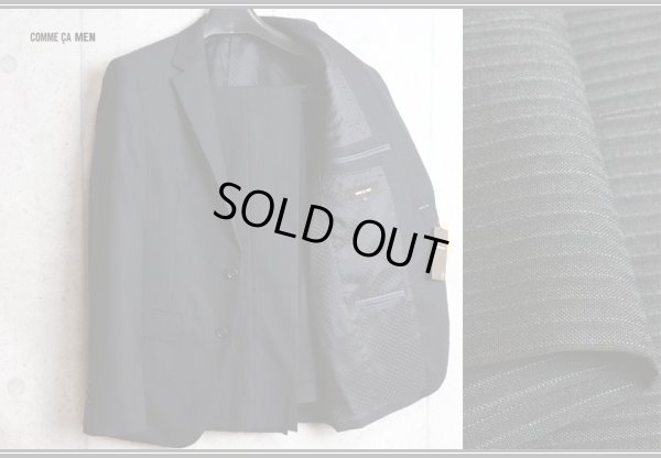 画像6: コムサメン 春夏 モダントラディショナル オーストラリア産 SUPER100 背抜き シャドーピンストライプ スーツ/ジャケット/スラックス