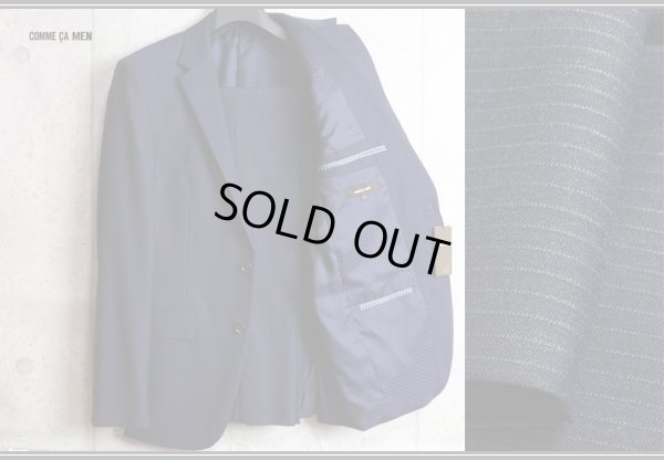 画像11: コムサメン 春夏 モダントラディショナル オーストラリア産 SUPER100 背抜き シャドーピンストライプ スーツ/ジャケット/スラックス