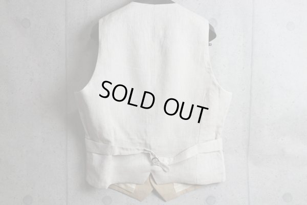 画像6: アルチザン 春夏 最高級 日本製 麻物語 リネン100％ ジレ/ARTISAN MEN/ベスト/麻/ARTISAN